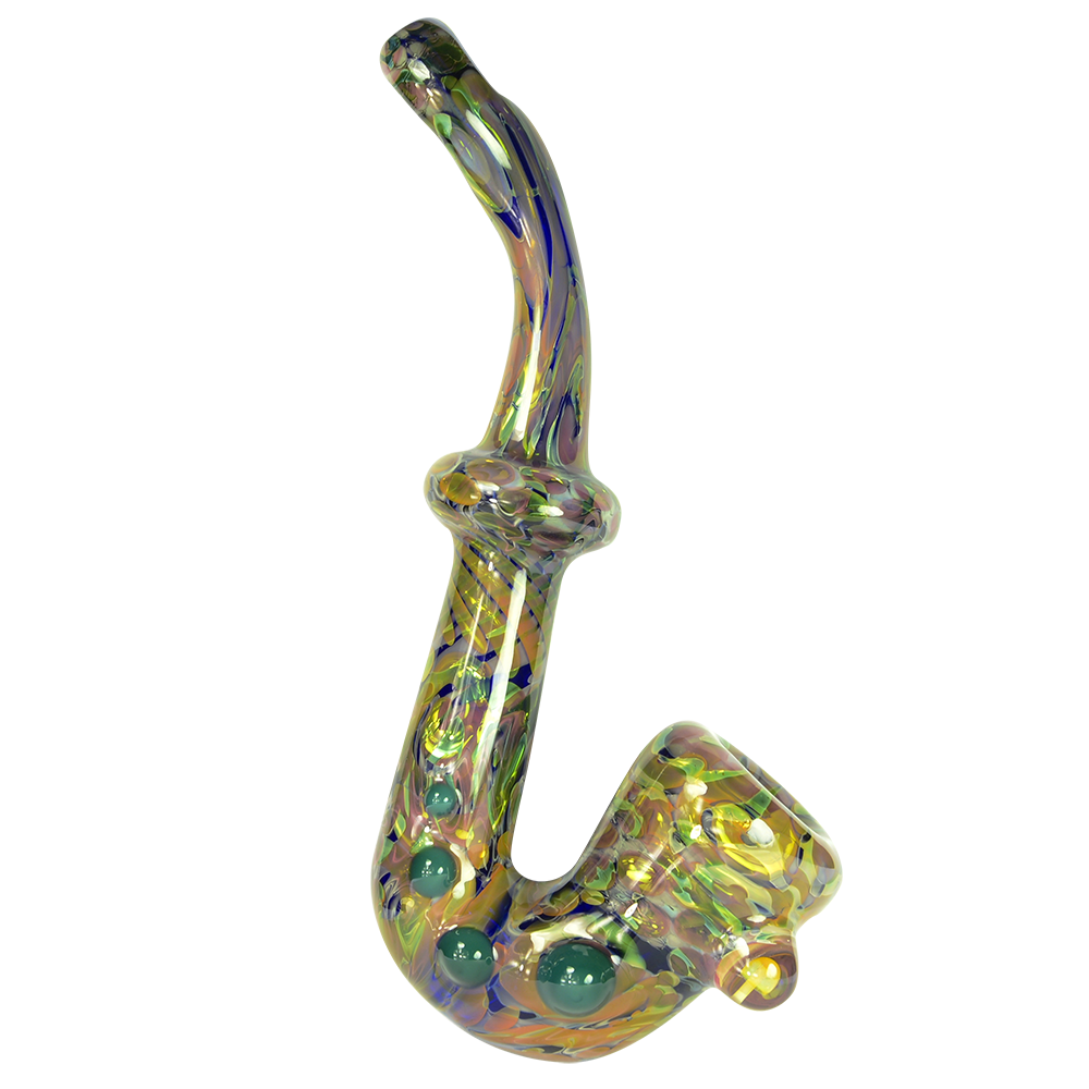 3.5" to 4" Assorted Glass Sherlock Smoking Bowls Buy 3 or more @ $6.38 each!