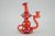 EL CHAPO – Double Uptake Klein Recycler w/ 2-hole Perc & 14mm Female Joint – Red Elvis