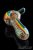 “Rainbow Mega Pipe” Heavy cane worked rainbow spoon