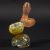 Mad Hatters Glass Fumed Dick Bubbler