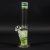 HVY Glass Straight Colored Wave Bong – Mint with Waves