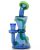 MAV – Hourglass Recycler Rig w/ 14mm Female Joint & Slide – Blue/Slyme