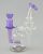 SCHMALEX – Recycler Rig w/ 14mm Female Joint & Slide – Purple Lollipop