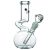 Nucleus Clear Glass Bubble Beaker with Angled Neck