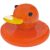 Baby Duck Glass Carb Cap 25mm Diam Orange Jointless