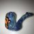 Disk Flip Dancing Bear Sherlock Pipe (Blue Caramel)