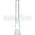 18mm By 18mm Downstem Standard Diffuser Clear 4.5″