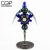 Kristian Merwin – Fully Worked Nectar Collector Bubbler Pendant with Dabber Tool and Stand