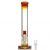 13 Inch 3D-XL Inline Straight Water Pipe (Red/Fume)