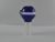 Trisymbolize “Art Deco” Dome 19 mm Blue