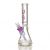 13 Inch Beaker 50 x 9mm Purple Joint Water Pipe (Purple OG Decal)