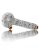 Witch DR Frosted Glass Birch Spoon Dry Pipe (E)