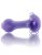 Witch DR Milky Purple Glass Spoon Dry Pipe w/ Flat MP by GloRo Glass